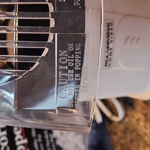 Salton Hot Air Popcorn Popper, Gently Used - Picture 5 of 9